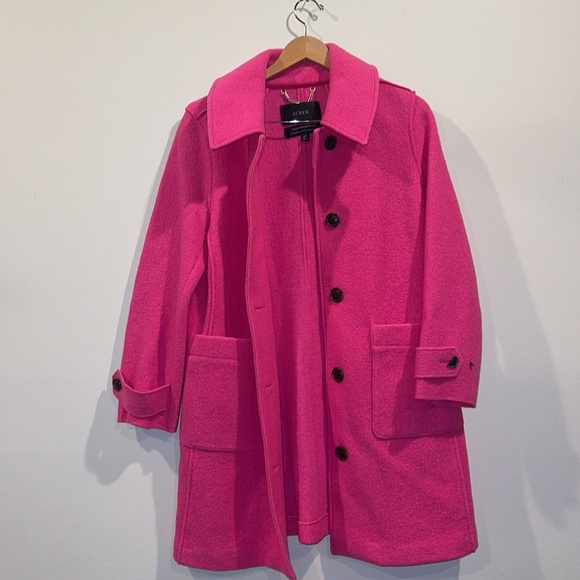 J. Crew Jackets & Blazers - J Crew women’s Italian Boiled Wool petite coat
